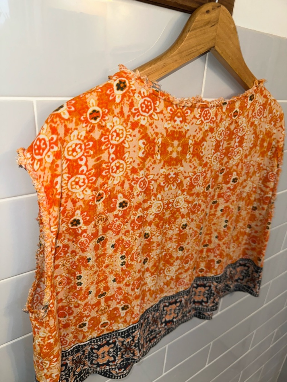 Free People Patterned Crop Top - Picture 7 of 11